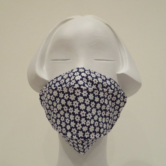 Women Cotton Face Mask Filter Triple Layer Reusable Washable Adjustable No Wire - Picture 1 of 2